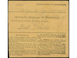 1920, 1. Mailänder Ausgabe 15 Pfennig, zwei Einzelwerte, sowie 20 Pfennig und 2 Mark, sauber mit Korkstempel und nebengesetzt