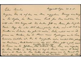 Incoming Mail: 1915, Bayern Ganzsachenkarte 10 Pfg. mit Stempel “RUPPRECHTSTEIN 30.SEP.15” mit rotem Zensurstempel von Emmeri