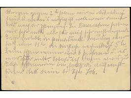 “DSP OST-AFRIKANSICHE ZWEIGLINIE *I 7.12.12” (D. Sultan) klar auf Ganzsachenkarte 4 H. mit viel Text und Datierung “z. Z. Lin