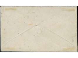 ½ Sch. schwarz im waagerechten Paar, farbfrisch, der Oberrand außerhalb des Markenbildes ergänzt, sonst voll- bis breitrandig