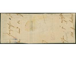 1 Sch. braun, allseits breitrandiges linkes Randstück mit ca. 16 mm Bogenrand mit Reihenzähler “12”, zusammen mit weiterer vo