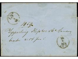 2 Sch. rot, farbfrisch und voll- bis meist breitrandig, mit sauber aufgesetztem langen Strichstempel und nebengesetztem Schme