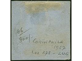 2 Sch. rot , farbfrisch und allseits breitrandig, mit sauber aufgesetztem kleinen Hannover-DKr. “HAMBURG NACHTS 29/1” auf kle