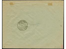 1920, Germania 80 Pfennig mit rotem Probeaufdruck, zusammen mit 80 Pfennig mit Normalaufdruck, sauber mit Stempel “STURM 10.5