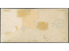 ½ Sch. schwarz, rechtes Randstück mit Reihenzähler “7”, mit sauber aufgesetztem Strichstempel und nebengesetztem DKr. “HAMBUR