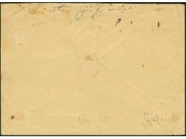 1916, Ansichten 10 Pfennig, Kontrolleindruck in dunkelrotlila, als Zustellgebühr, sauber mit Stadtpoststempel “ZAWIERCE 14.1.