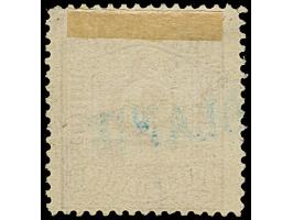 2 Schilling orangerot, farbfrisch mit klarem Teilabschlag des blauen L1 "HELGO(LAND)". Linker oberer Eckzahn lose, sonst einw