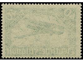 1919, Flugpost 40 Pfg. auf wolkigem, wasserzeichenähnlichem Papier, postfrisch, in einwandfreier Erhaltung, unsigniert mit Fo