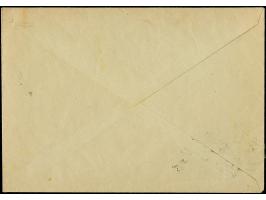 KURLANDKESSEL: “Nurmhusen” und “14.APR.1945”, je als violetter L1 mit nebengesetztem handschriftlicher “12” sowie rotem L1 “G