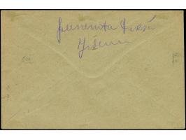 1919, Sun Design 20 and 35 kopek, with additional franking, tied by cds "JELGAWA 11 10 19" to registered local cover, cover s