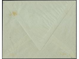 1919, 5 kopek imperforated, horizontal pair, tied by cds. "JELGAWA 14 11 19" to registered cover, fine, signed Hoffmann BPP