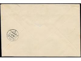 1939, Landschaften 5 Kronen, Unterrandstück, sauber mit Stempel “ROKYCANY 22.VII.39" als portogerechte Einzelfrankatur auf Ei