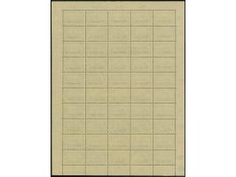 1920, Germania 1,25M. grün, kompletter Bogen zu 50 Werten, mit Ur-HAN “H 2024.20” und Aufdruck-HAN “H 4067.20”, postfrisch bz