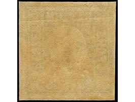 6 Kreuzer dunkelbraunorange, farbfrisch und allseits gleichmäßig breitrandig, , zweiseitig mit durchgehenden Trennungslinien,