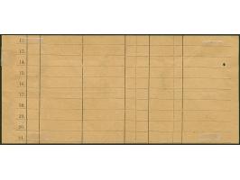 3 R., Mittelstück in Type I, zusammen mit 2 Einzelwerten 2 R. sowie 2½ H. und 7½ H., jeweils sauber gestempelt "MUANSA 8 5 13