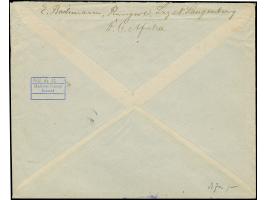 "Neu Langenburg 2(?).I.13" der einzeilige Notstempel, sauber nebengesetzt auf Briefkuvert, frankiert mit 7½ H., entwertet dur