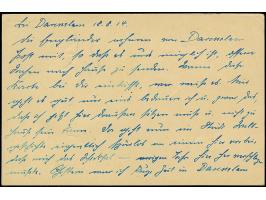 1914, Postaustausch mit Kreuzer 'Pegasus': “PASSED POSTAL CENSOR”-Zensurstempel auf Ganzsachenkarte 5 Pfg. von "DARESSALAM DO