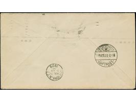 1929, 1. Amerikafahrt, Brief mit Sondermarke 4 M. und Tagesstempel “FRIEDRICHSHAFEN 16.MAI.29” sowie Verzögerungsstempel in R