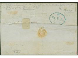 1864/67, 1 Schilling braun, diagonal halbiert, linke obere Hälfte, farbfrisch und normal gezähnt, zwei winzige Alterspünktche