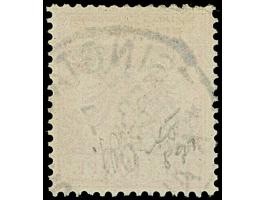 5 Pf. a. 10 Pfg.,Aufdruck in Type I, die obere Zähnung leicht bestoßen, sonst gut gezähnt und farbfrisch, sauber entwertet du