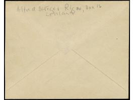 2 rubel with red-orange overprint with additional franking, tied by cds. "RIGA 20 1 21" to cover addressed to Berlin, fine