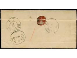 1857, "HAM &amp; HORN", Langstempel, sauber abgeschlagen auf komplettem, unbezahltem kleinen Faltbrief von Hamm nach Neuruppi