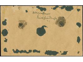 1920, Aufdruckausgabe 15 Pfennig braunrot, sogen. “Siegesmarke”, mit Zufrankatur mit Stempel “ALLENSTEIN 17.8.20” auf gering 