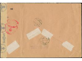 1942, Flugpost 10 auf 12 Dinar, waagerechtes Paar, sauber mit auf- und nebengesetztem Stempel “BEOGRAD 17.I.43” auf großforma