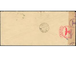 1943, Kriegsinvaliden 1,50+1,50 - 4+10 Dinar zusammen mit Klöster 0,50 Dinar und waagerechtes Paar 1,50 Dinar, sauber mit Ste