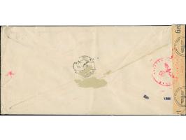 1942, Flugpost 2-4 Dinar, je als Einzelwert sowie 10 Dinar, zwei Einzelwerte, sauber mit Stempel “BEOGRAD -2.X.42” auf Luftpo