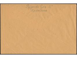 1941, König Peter II. 2 Dinar, sauber mit Stempel “KOVACICA 25.V.41” auf Brief mit nebengesetztem Zensur-Ra2 “Zensuriert 90” 