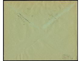 1919, Nationalversammlung 10 Pfg., Zwischenstegpaare mit Stempel “MÜCHELN -2.12.19” auf portogerechtem Fernbrief, übliche Bef