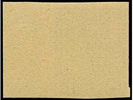 5 Pfg. mit waagerechter Gummiriffellung, voll-bis breitrandig ungezähnt, rechts mit breitem Bogenrand (hierauf entfernbare Bl