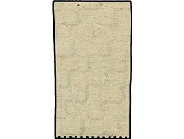 Ziffern 10 Pfg. oben ungezähnt; wie immer bei dieser Abart ist die seitliche Zähnung wahrscheinlich abgeschnitten, postfrisch