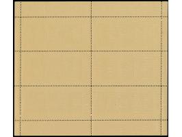 1945, Antifa-Block mit 3 Pfg. in der seltenen Farbe Hellsiena auf gelblichgrauem Papier, kompletter Kleinbogen mit 6 postfris