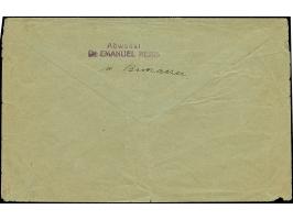 1918, Emperor Charles I. 15 h., horizontal strip of four and horizontal pair, tied by cyrillic cds. “BUCZACZ 14.III.19” to re