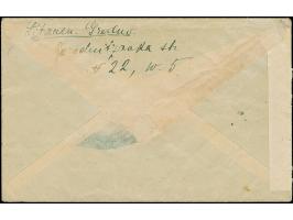 1919, Second Vilnius Issue 50 skatiku, tied by violet cancel of “GRODNO” to cover addressed to Konstanz with censor marks “M.