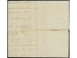 1825, folded entire with full contents from St Petersburg to Boston, reverse two-line frame “Forwarded by Y(our). O(bedient).