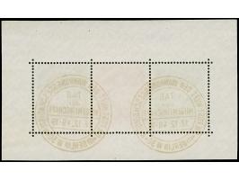 1949, Währungsgeschädigten-Block mit Ersttag-Sonderstempel “BERLIN W30 TAG DER NOTNOTGEMEINSCHAFT 17.12.49-19”, tadellos, Fot
