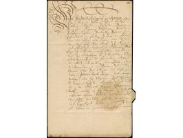 Friedrich August I., Kurfürst von Sachsen, seit 1697 auch König von Polen und Großfürst von Litauen, eigenhändige Unterschrif