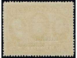 1920, 10 Franc braun, Aufdrucktype III, gezähnt 14 ¾:15, sauber ungebraucht, tadellos, Fotoattest Sismondo (2015)