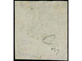 1851, "Rosa Merkur" 6 Kr., Type Ib, üblich etwas blass, mit recht gut erkennbarem Markenbild, links winzig tangiert bis lupen