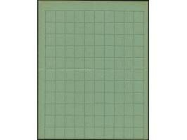 1911/12, „S. Seligsberger“ + „Briefmarken Kohl“ + 5 Pfg. Luitpold grün, kompletter Markenheftchenbogen, unten mit komplett ge