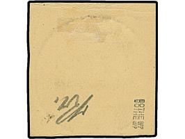 PETSCHILI: Kiaoutschou 25 Pfg. rötlichorange/gelbschwarz, farbfrisch und gut gezähnt, sauber mit EKr. “PEKING 7/06 01” auf Br