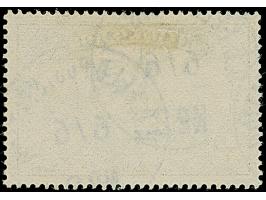 PETSCHILI: Kiaoutschou 2 M. schwärzlichblau, farbfrisch und sehr gut gezähnt, sauber mit EKr. “K.D. FELD-POSTSTATION No 2 6/6