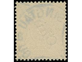 1898/1901, China Steiler Aufdruck 3 Pfg. hellocker, farbfrisch und sehr gut gezähnt, sauber mit Stempel “TSINGTAU KAIUTSCHOU 