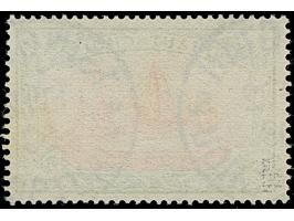 1905, Kaiseryacht 2½ $. grünschwarz/dunkelkarmin, 26:17 Zähnungslöcher, farbfrisch und gut gezähnt, sauber mit EKr. “TSINGTAU