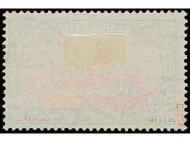 1905, Kaiseryacht 2½ $. grünschwarz/dunkelkarmin, 25:16 Zähnungslöcher, farbfrisch und gut gezähnt, sauber mit “TSINGTAU 1.11