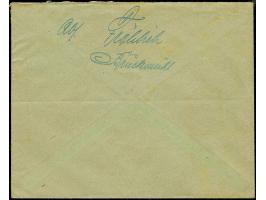 Bruckmühl: Postverschlußzettel als Gebührenzettel mit Kastenstempel mit Wertangabe “750000” auf Brief von “BRUCKMÜHL 5 SEP. 2