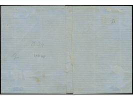 7 Schilling gelborange, allseits breitrandig, mit sauberem Strichstempel und nebengesetztem roten "HAMBURG PAID OCT: 28 1861"